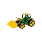 Lena 02057 - Powerful Giants Tractor with Front Loader, green / yellow, 62 cm (toys)