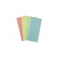 SOE separating strips 01598 Pa = 100pc sort 4coloured.  pink blue green yellow (Office supplies & stationery)