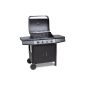 Gas Grill BBQ grill cart 4 stainless steel burner gas grill BLACK NEW