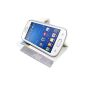 White Stand Case Cover Luxury Wallet and 4G LTE Samsung Galaxy Core SM-3 and PEN G386F + FREE MOVIE !!  (Electronic appliances)