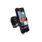 Bicycle and motorcycle mount for Samsung Galaxy S2 / i9100 S II (quick release fastener, portrait & landscape) (Electronics)