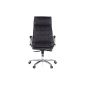 HJH OFFICE 600920 office chair / executive chair VILLA 20 Nappa black (household goods)