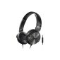 Philips SHL3165BK / 00 On-Ear Headphones with Microphone Black (Electronics)