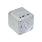 Jaytech 77002420 Bluetooth Mini Bass Cube active speakers (1 piece, 3.5 mm jack, 3 Watt, USB) (Electronics)
