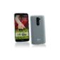 Me Out Kit FR TPU Gel Case for LG G2 D802 - clear ice print (Wireless Phone Accessory)