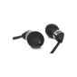 A K323XS AKG Headphones In-Ear with ultra small and Micro Control 1 button for Android Devices - Black (Electronics)