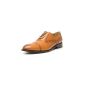 Men's shoe in Cognac - No.  558 (Textiles)