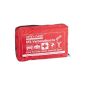 RFX + Care EH0032 car first aid kit red content in accordance with DIN 13164 § 35h StVZO + respiration mask + plaster + EXTRAS (Automotive)