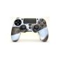 Combo Silicone Case Cover Protective Bag Protective Case for Sony Playstation PS4 Controller - Grey / White (Electronics)