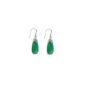 Earrings Green Aventurine Earrings on hooks in sterling silver (jewelery)