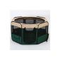 amzdeal® puppy playpen Hundbox transport box Reisebox Foldable Green 60 x 66 x 155cm XXL (Misc.)