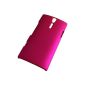 HandyFrog Hard Case for Sony Xperia S / Arc HD LT26i - pink pink gloss shiny - plastic bag Hard Case Cover T71 (Electronics)