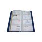 Business card book for 240 cards blue (Office supplies & stationery)