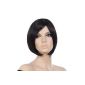 Songmics New Wig Straight Shorthair Wigs Black WFF021 (Personal Care)