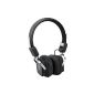NINETEC ProBeat Wireless bluetooth stereo headphone headset headband headphones HIFI Black (Electronics)