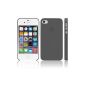 iGard® iPhone 4 / 4S Ultra Slim Case Cover 0.3mm Premium Skin Case Cover Black Transparent (Electronics)