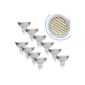 10x MR16 Lamp Bulb XCSOURCE® LED Spotlight 60 LEDs SMD 3528 LED 12V Cool White LD270C