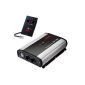 AEG 97122 sinusoidal voltage converter SW 1500 watts, 12 volts to 230 volts, with LCD display, USB charging socket, remote control module and battery protection (Automotive)