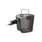 Wire basket with clip-on holders, black, 35x25x25 / 22 cm (equipment)
