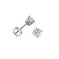Original McPearl solitaire diamond stud earrings 0.5 ct.  Top quality from the manufacturer.  (Jewelry)