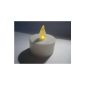 6 piece LED tea lights flickering tea light flameless candles with batteries CR 2032 (household goods)