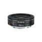 Canon EF 40mm 1: 2.8 lens STM (52mm filter thread) black (accessories)