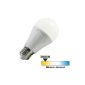 LED bulb E27 12W (. 75W eq) - Color lighting - warm white 3000 ° K