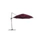 Schneider parasol Rhodes Rondo, bordeaux, 350 cm Ø, 8-piece, round (garden products)