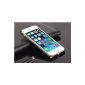 esorio® Apple iPhone 5 / 5S Aluminum Bumper Case Cover Frame aluminum body - 100% money-back guarantee // Black (Electronics)