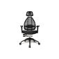 Topstar Open Art 2010 OPA0TB900 office swivel chair with armrests / black seat / backrest and headrest black (household goods)