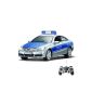 MERCEDES-BENZ E350 COUPE police car - original RC remote control car, car model turbo and SOUND, 1:16 Ready-to-Drive, Incl.  Remote Control, New (Toys)