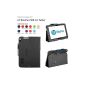IVSO® HP Elitepad 900 10.1 inch Leather Case Cover Folio Case Cover with Stand for HP Elitepad 900 Tablet PC (For HP Elitepad 900, Black) (Electronics)