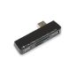 HUB 2 port USB 2.0 card reader 4 in 1 for Microsoft Surface RT tablet.  We have a version for USB 3.0 Surface Pro, Surface 2, Surface Pro 2, Surface Pro 3 also exist on Amazon (Electronics)
