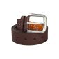 Real leather Belt Black Men jeans / dark brown / light brown smooth or with Pattern | Waist 90cm - 120cm (Clothing)
