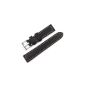 Original WCC® bracelet leather (black) Strap width 22 mm (clock)
