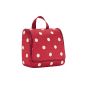 reisenthel Toiletbag - Reisenthel toilet bag - various colors and patterns - red white dots - WH3014 (Luggage)