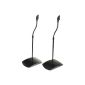 AmazonBasics stand for satellite speakers, 2 pcs (black) (Electronics)