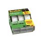 Scotch 8-1975C3 disposable Handabroller Magic Caddy Pack, 7.5 mx 19 mm, transparent / green (Office supplies & stationery)