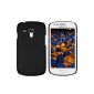 mumbi Cases Samsung Galaxy S3 Mini Case (hard back) Black (Wireless Phone Accessory)