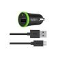 F8M711bt04-BLK Belkin Universal USB Car Charger comes with USB charging cable / Micro-USB (Accessory)