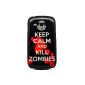 Keep Calm And Kill Zombies design Plastic Skin Case Cover for Samsung Galaxy S3 mini i8190 (Electronics)