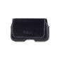 Durban Black X-Large Loop Leather Case (for iPhone 4, 3G, Samsung Galaxy Ace, Galaxy Mini, HTC Desire S) black (accessories)