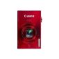Canon Ixus 500HS Digital Camera 10.1 MP Red (Electronics)