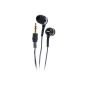 August EP510B Stereo Earphones with noise insulation environants - tips provided: S / M / L (Black) (Electronics)