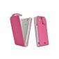 Accessory Master- Rose Leather Case Cover for Sony Ericsson xperia arc s (Wireless Phone Accessory)