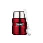 Thermos King thermos / thermos for food, 0.47 l, stainless steel, red (household goods)