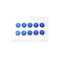 RapidNFC 29mm NTAG213 NFC Tags 'Tap Here' 10 Pack (Electronics)