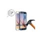 wortek® Premium Protector Samsung Galaxy S6 Edge bulletproof glass 9H protection glass real tank display glass 0.3mm thin (Electronics)