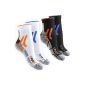 4 pair Original CFLEX Running Socks for men and women - impact reducing, protective, supportive and air conditioned - sizes 35-46 selectable - Top quality of celodoro (Textiles)