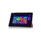 IVSO Slim Smart Cover Case for ASUS Transformer Book T100 Tablet (Red) (Electronics)